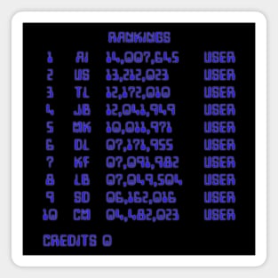 Lightcycle High Scores Magnet